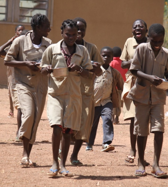 Children at school in Benin