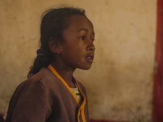Picture of Aimee looking away from the camera.