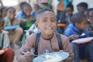 2026 - Ethiopia - Child enjoying his meal